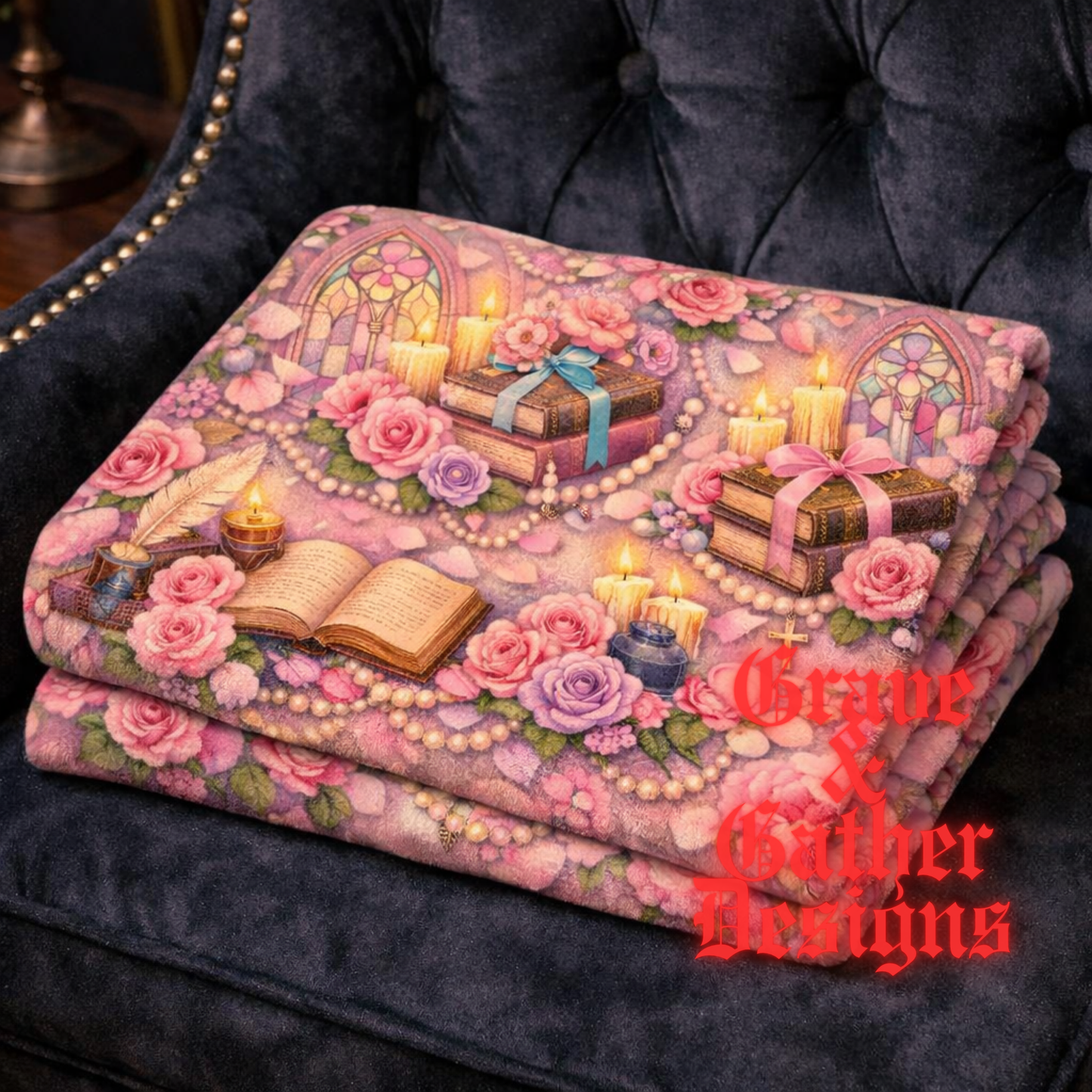 Girly Church Inspired seamless design DIGITAL DOWNLOAD