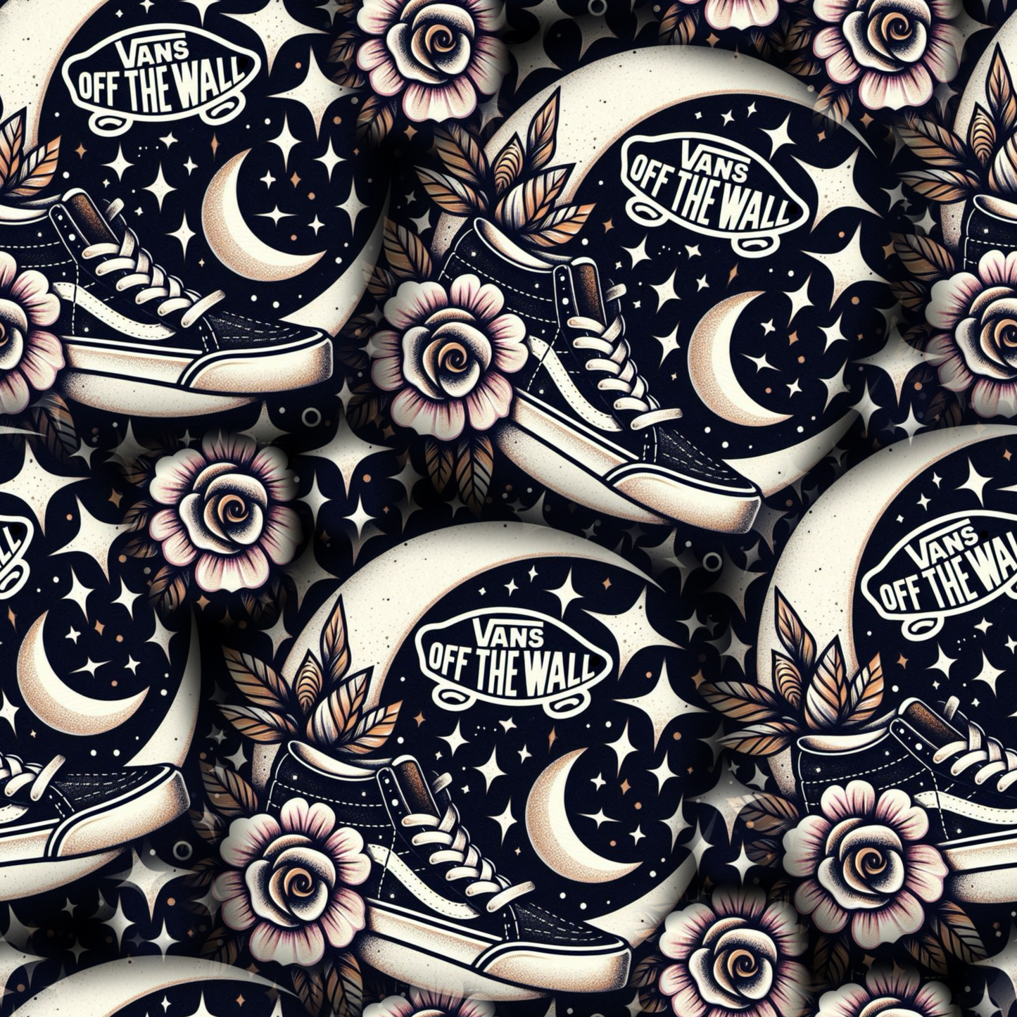 Floral Shoe Seamless Digital Pattern Download