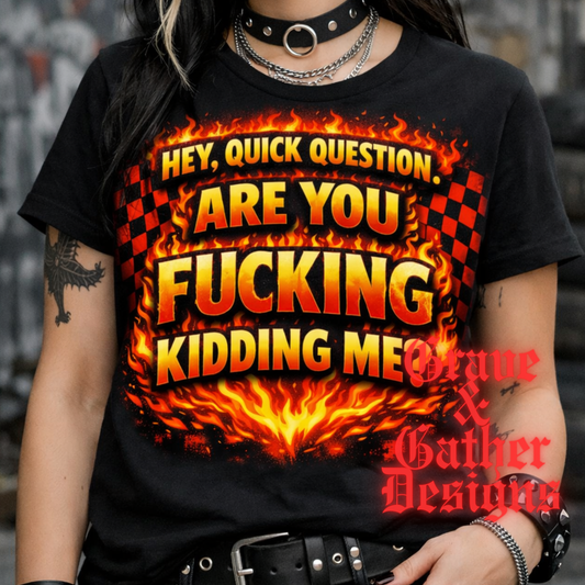 PRE-ORDER Hey, Quick Question Tshirt