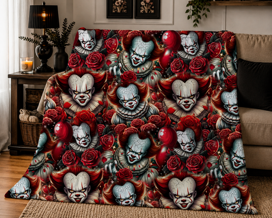 PRE-ORDER Clown Throw Blanket