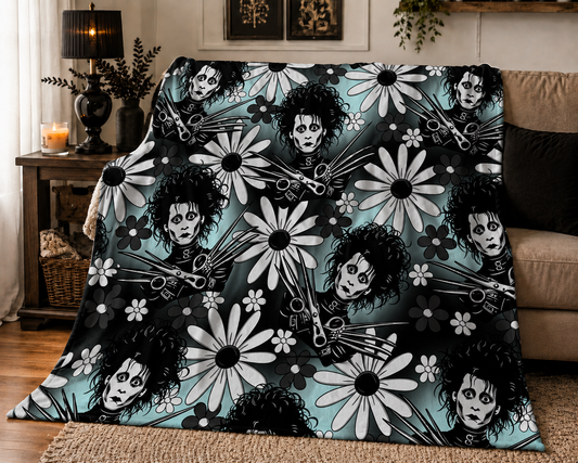 PRE-ORDER Scissor Hands Throw Blanket