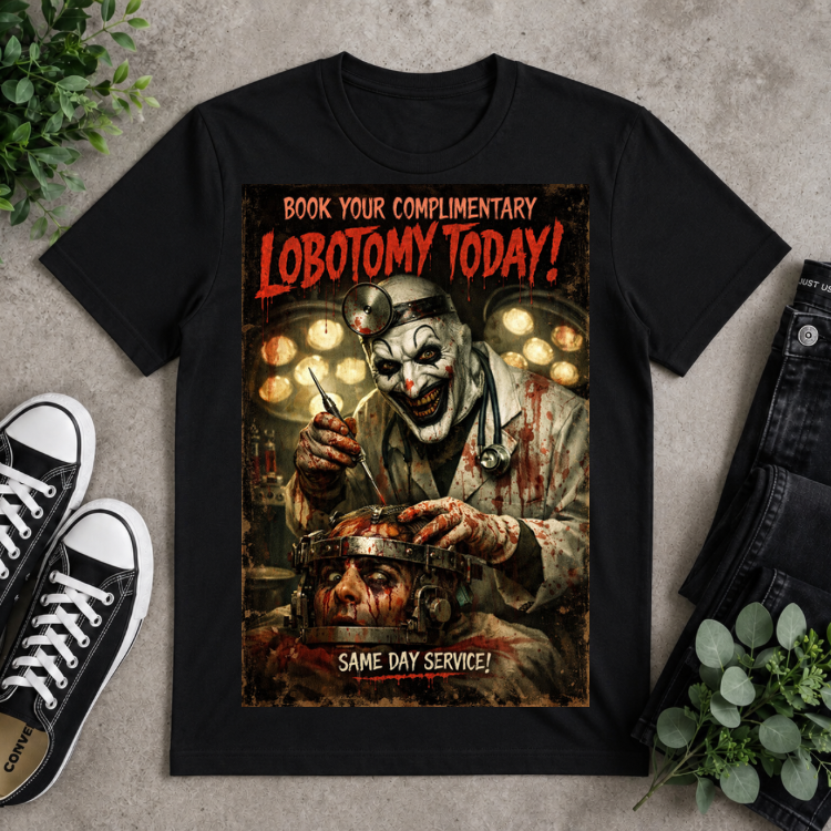 PRE-ORDER Lobotomy Clown Tshirt