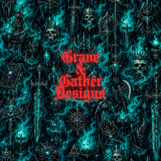 Lich King’s Throne Seamless DIGITAL DOWNLOAD