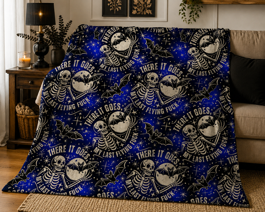 PRE-ORDER Zero Fks Given Throw Blanket