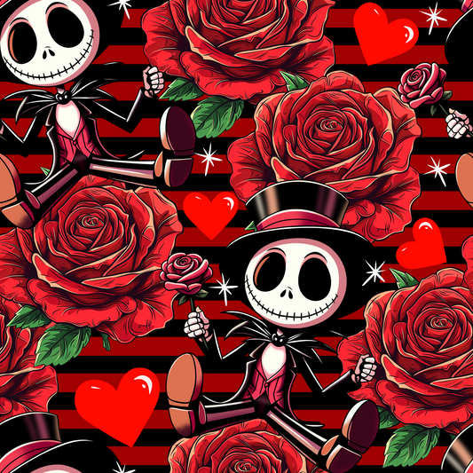 Jack romance Seamless Digital Pattern Download