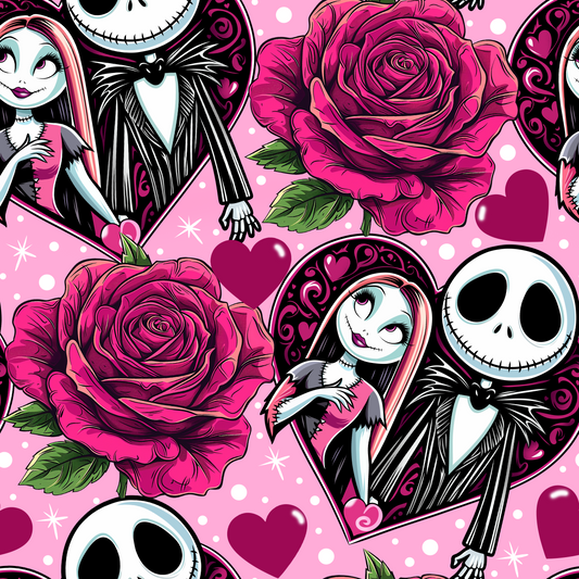 Nightmare Heart Seamless Digital Pattern Download
