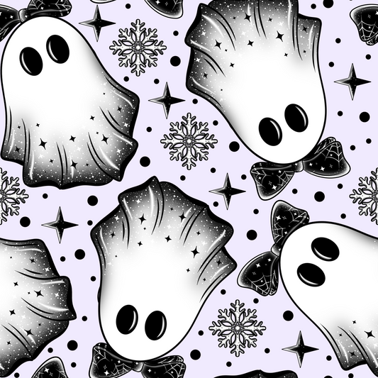Bow Ghost Seamless Digital Pattern Download