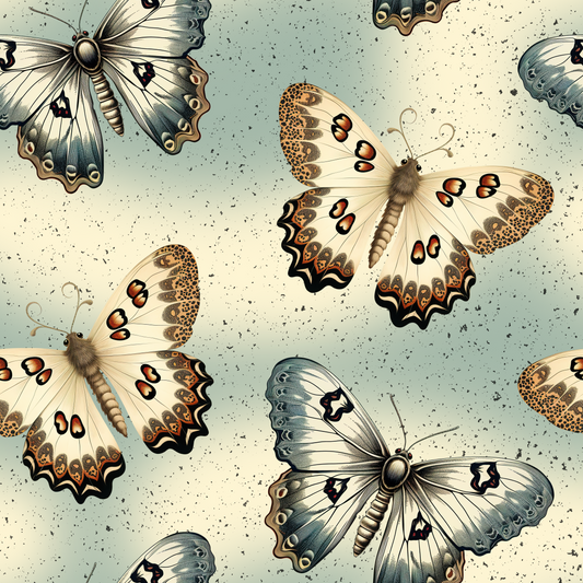 Moths Seamless Digital Pattern Download